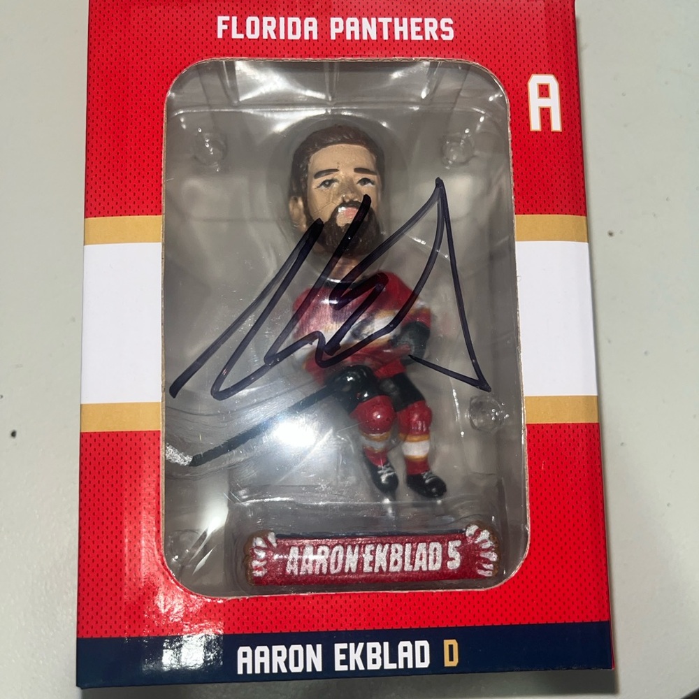 Signed Ekblad Florida Panthers Bobble headed
